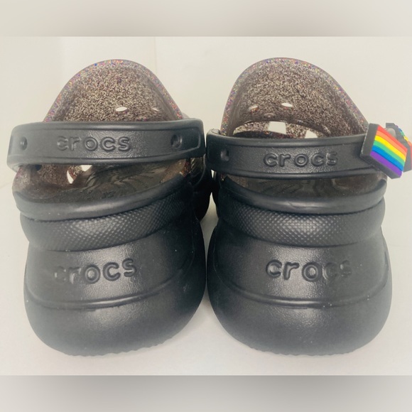 CROCS Pride Classic Bae Platforms - SZ 7 - NWOT! - Picture 3 of 5